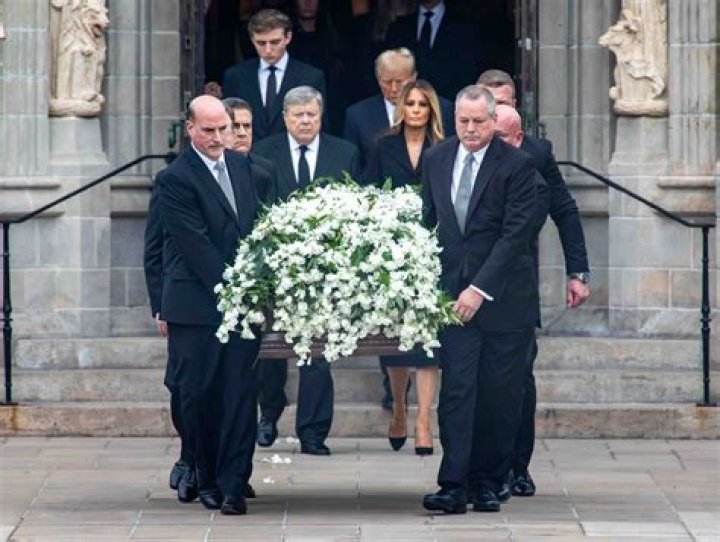 Inside Melania Trump's Mother's Funeral